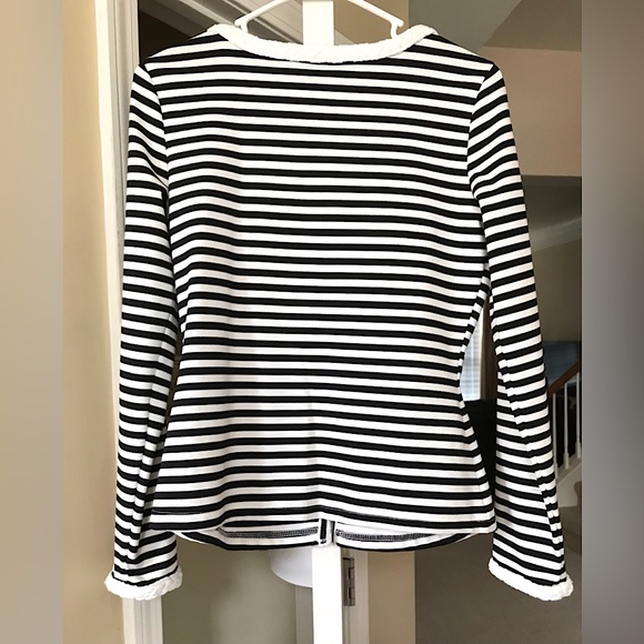 🆕🔥KATHERINE NY COLLECTION GORGEOUS NAUTICAL BLACK&WHITE JACKET STYLISH&CHIC - Picture 8 of 10